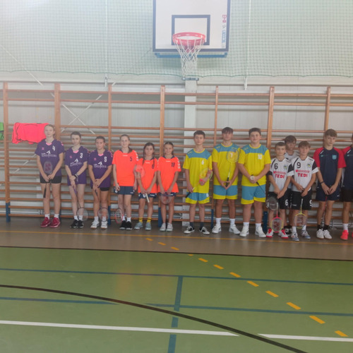 Pierwsze sukcesy w badmintonie w  roku szkolnym 2024/2025
