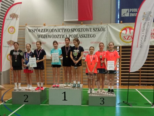 Sukcesy podczas Finału Wojewódzkich Igrzysk Dzieci w badmintonie 2024.