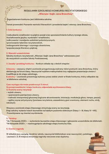 Konkurs recytatorski 