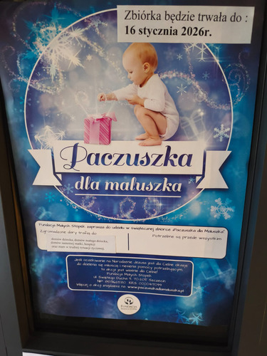  Akcja PACZUSZKA DLA MALUSZKA w Przedszkolu 'Baśniowy Gaj