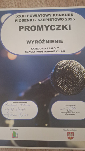 XXIII Powiatowy Konkurs Piosenki – Szepietowo 2025
